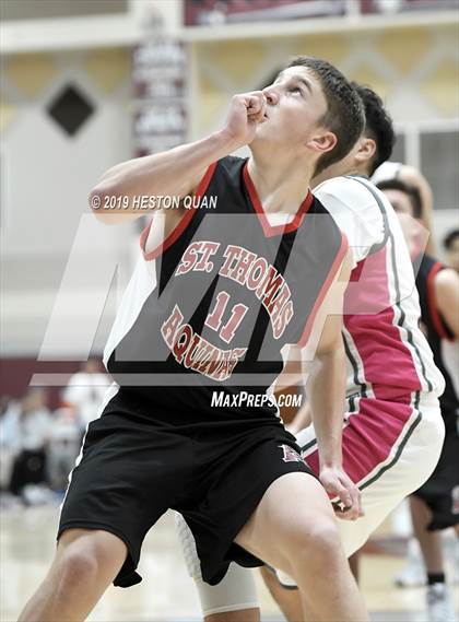 Thumbnail 3 in Rancho Mirage vs. St. Thomas Aquinas - Canada (Rancho Mirage Holiday Invitational) photogallery.