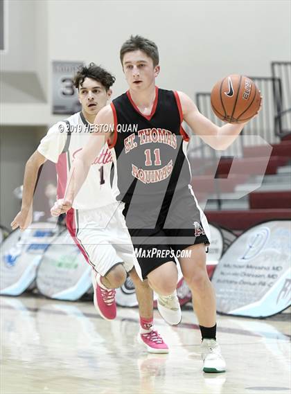 Thumbnail 3 in Rancho Mirage vs. St. Thomas Aquinas - Canada (Rancho Mirage Holiday Invitational) photogallery.