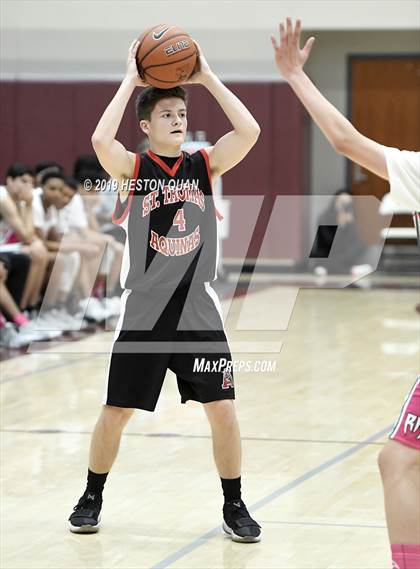 Thumbnail 1 in Rancho Mirage vs. St. Thomas Aquinas - Canada (Rancho Mirage Holiday Invitational) photogallery.
