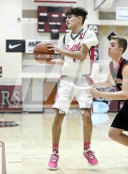 Thumbnail 1 in Rancho Mirage vs. St. Thomas Aquinas - Canada (Rancho Mirage Holiday Invitational) photogallery.