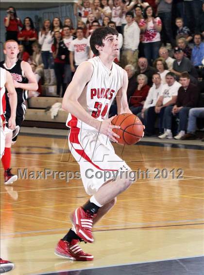 Thumbnail 1 in Punxsutawney vs. Bradford (PIAA District IX AAA Championship) photogallery.