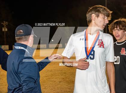 Thumbnail 1 in Community School of Davidson vs. Franklin Academy (NCHSAA 2A Final - Awards) photogallery.