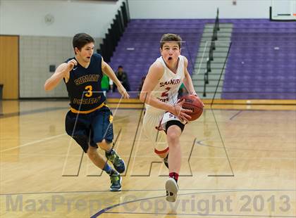 Thumbnail 2 in Summit Academy vs. Spanish Fork (Riverton Holiday Tourney) photogallery.
