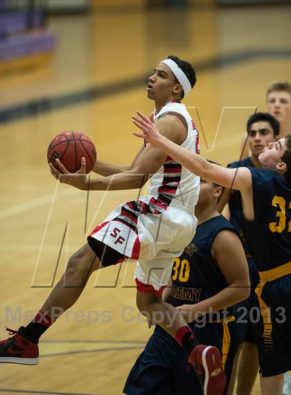 Thumbnail 2 in Summit Academy vs. Spanish Fork (Riverton Holiday Tourney) photogallery.