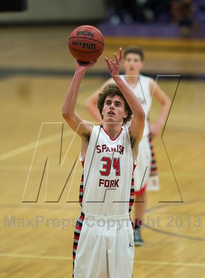 Thumbnail 1 in Summit Academy vs. Spanish Fork (Riverton Holiday Tourney) photogallery.