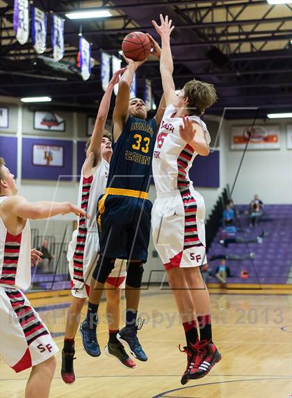 Thumbnail 3 in Summit Academy vs. Spanish Fork (Riverton Holiday Tourney) photogallery.