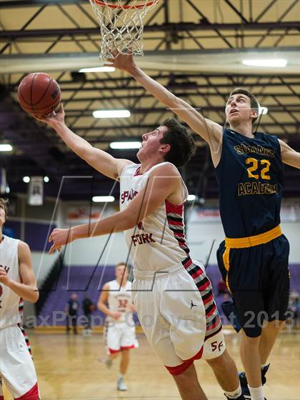 Thumbnail 3 in Summit Academy vs. Spanish Fork (Riverton Holiday Tourney) photogallery.