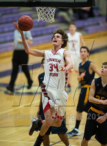 Thumbnail 2 in Summit Academy vs. Spanish Fork (Riverton Holiday Tourney) photogallery.
