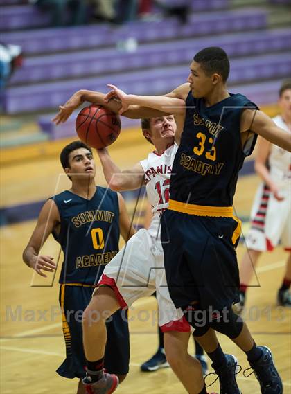 Thumbnail 2 in Summit Academy vs. Spanish Fork (Riverton Holiday Tourney) photogallery.