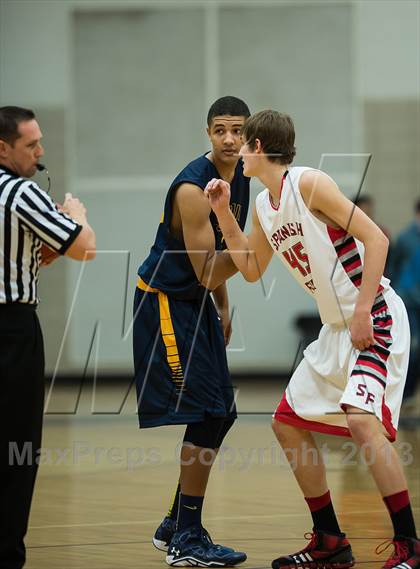 Thumbnail 2 in Summit Academy vs. Spanish Fork (Riverton Holiday Tourney) photogallery.