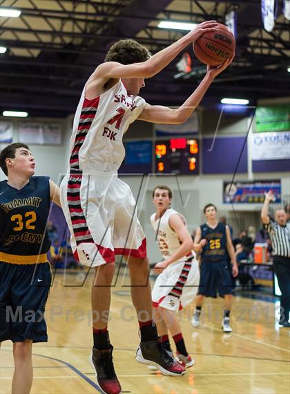 Thumbnail 3 in Summit Academy vs. Spanish Fork (Riverton Holiday Tourney) photogallery.