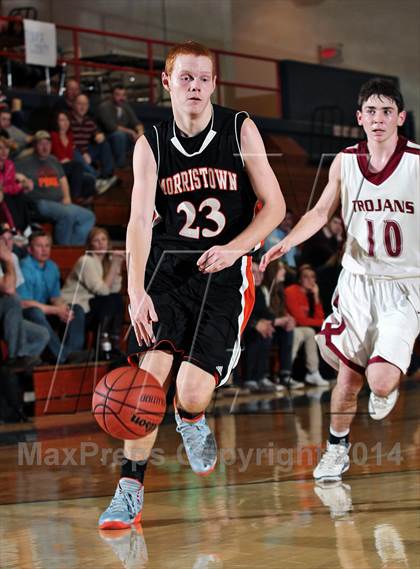 Thumbnail 2 in Morristown-Hamblen East vs  Morristown-Hamblen West (TSSAA D2-AAA District Quarterfinals) photogallery.