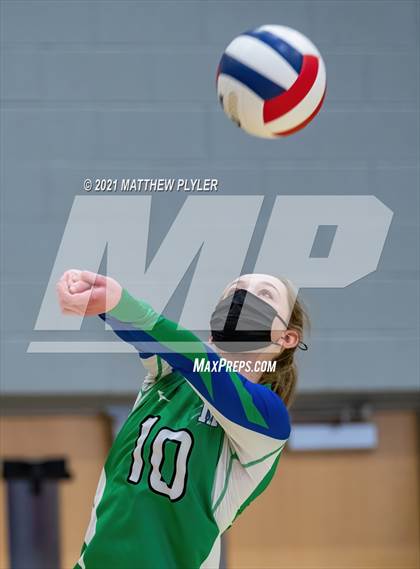 Thumbnail 1 in Mountain Island Charter vs East Wake Academy (NCHSAA 1A Finals) (1 of 2 - the game) photogallery.
