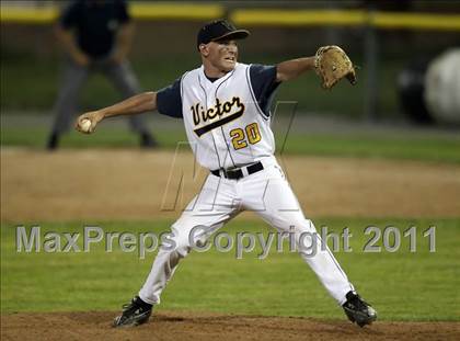Thumbnail 1 in Victor vs Webster Thomas (Section 5 Class AA Semifinal) photogallery.
