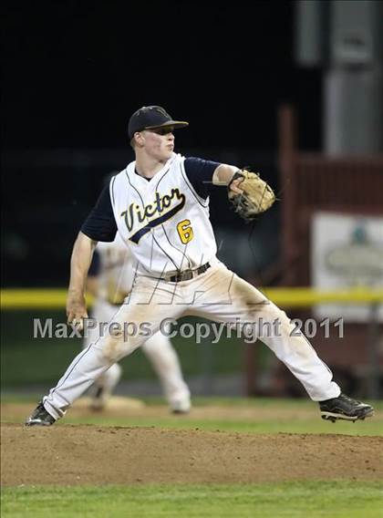 Thumbnail 3 in Victor vs Webster Thomas (Section 5 Class AA Semifinal) photogallery.