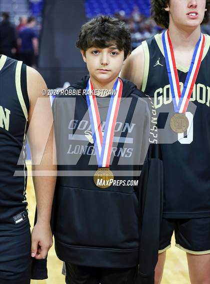 Thumbnail 3 in Gordon @ Benjamin (UIL 1A Basketball Semifinal Medal Ceremony) photogallery.