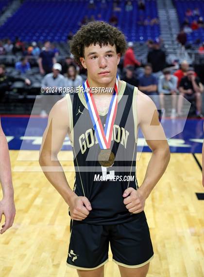Thumbnail 1 in Gordon @ Benjamin (UIL 1A Basketball Semifinal Medal Ceremony) photogallery.