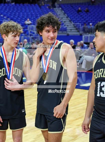 Thumbnail 3 in Gordon @ Benjamin (UIL 1A Basketball Semifinal Medal Ceremony) photogallery.
