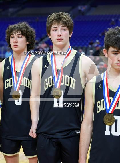 Thumbnail 3 in Gordon @ Benjamin (UIL 1A Basketball Semifinal Medal Ceremony) photogallery.