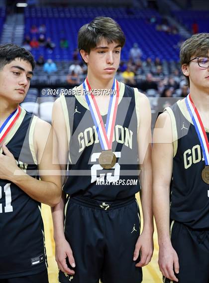 Thumbnail 1 in Gordon @ Benjamin (UIL 1A Basketball Semifinal Medal Ceremony) photogallery.