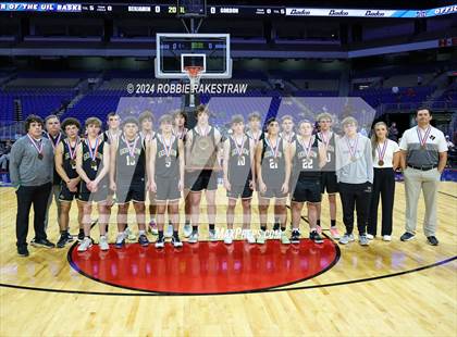 Thumbnail 3 in Gordon @ Benjamin (UIL 1A Basketball Semifinal Medal Ceremony) photogallery.