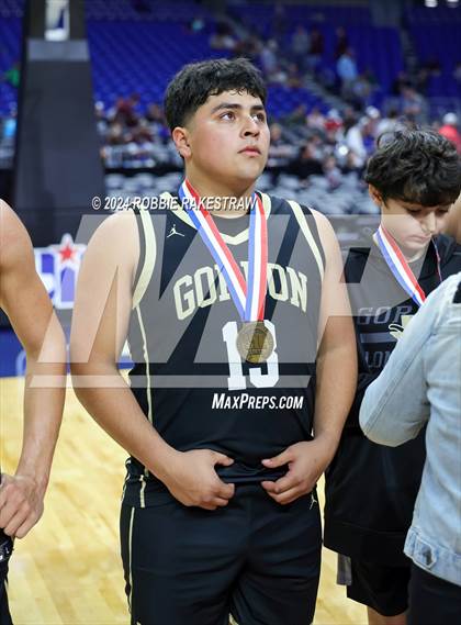 Thumbnail 3 in Gordon @ Benjamin (UIL 1A Basketball Semifinal Medal Ceremony) photogallery.