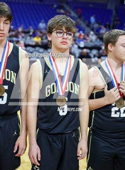 Thumbnail 2 in Gordon @ Benjamin (UIL 1A Basketball Semifinal Medal Ceremony) photogallery.