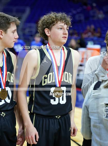 Thumbnail 2 in Gordon @ Benjamin (UIL 1A Basketball Semifinal Medal Ceremony) photogallery.