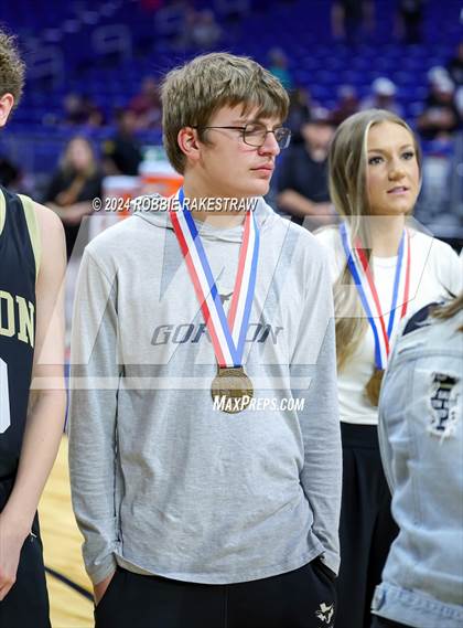 Thumbnail 2 in Gordon @ Benjamin (UIL 1A Basketball Semifinal Medal Ceremony) photogallery.