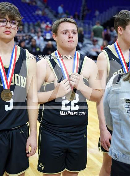 Thumbnail 3 in Gordon @ Benjamin (UIL 1A Basketball Semifinal Medal Ceremony) photogallery.