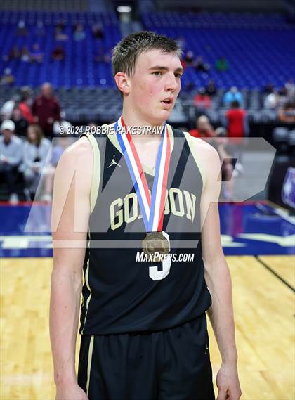 Thumbnail 1 in Gordon @ Benjamin (UIL 1A Basketball Semifinal Medal Ceremony) photogallery.