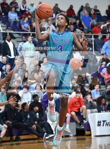 Thumbnail 1 in Cox Mill vs  Broughton  (John Wall Family Foundation Holiday Tournament) photogallery.