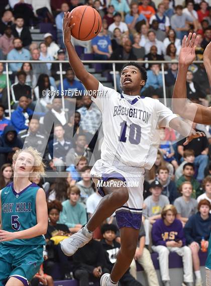 Thumbnail 2 in Cox Mill vs  Broughton  (John Wall Family Foundation Holiday Tournament) photogallery.