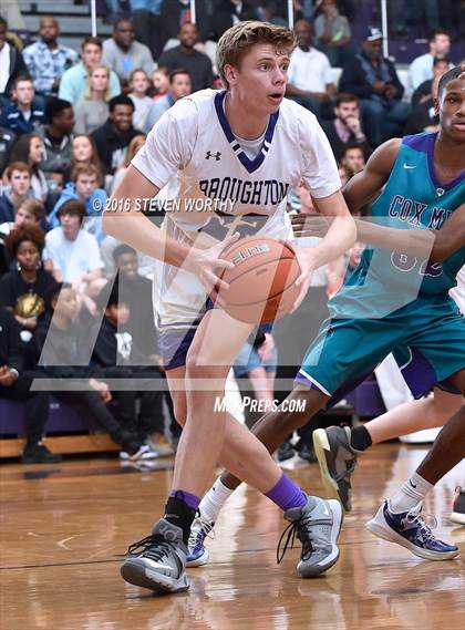 Thumbnail 3 in Cox Mill vs  Broughton  (John Wall Family Foundation Holiday Tournament) photogallery.
