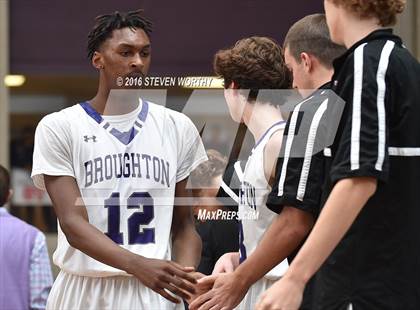 Thumbnail 1 in Cox Mill vs  Broughton  (John Wall Family Foundation Holiday Tournament) photogallery.