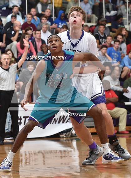 Thumbnail 1 in Cox Mill vs  Broughton  (John Wall Family Foundation Holiday Tournament) photogallery.