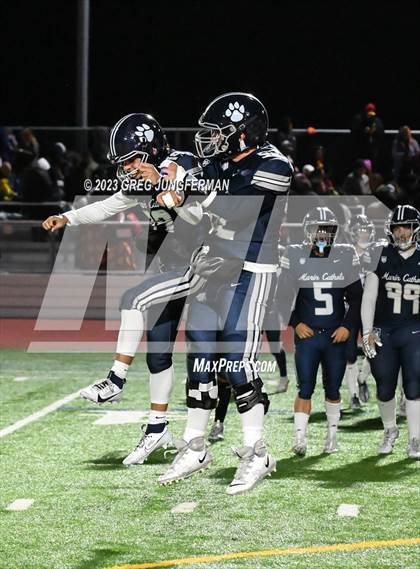 Thumbnail 1 in Cardinal Newman vs. Marin Catholic (CIF NCS D3 Championship) photogallery.