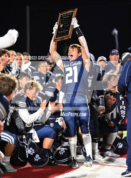 Thumbnail 3 in Cardinal Newman vs. Marin Catholic (CIF NCS D3 Championship) photogallery.