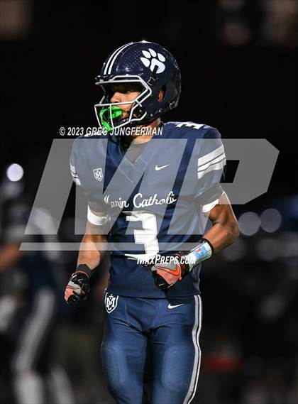 Thumbnail 1 in Cardinal Newman vs. Marin Catholic (CIF NCS D3 Championship) photogallery.