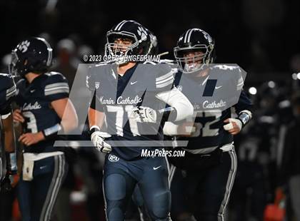 Thumbnail 2 in Cardinal Newman vs. Marin Catholic (CIF NCS D3 Championship) photogallery.