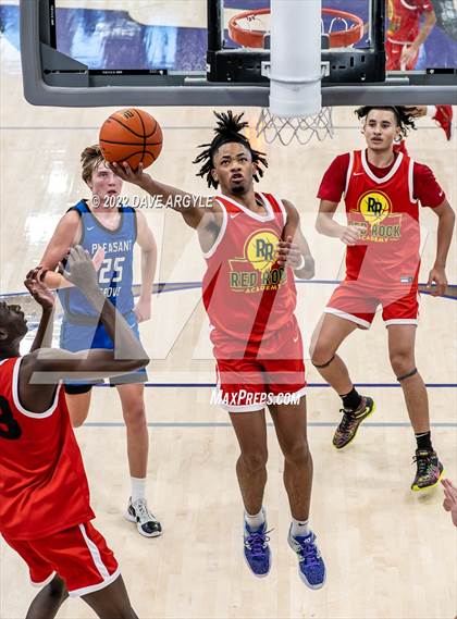 Thumbnail 2 in Pleasant Grove vs. Red Rock Academy (Utah Holiday Hoopfest) photogallery.