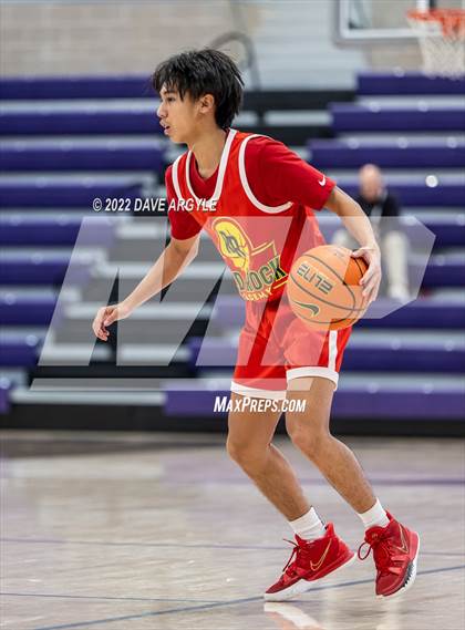 Thumbnail 1 in Pleasant Grove vs. Red Rock Academy (Utah Holiday Hoopfest) photogallery.