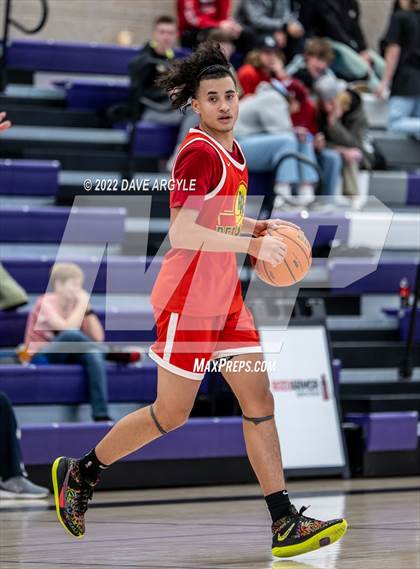 Thumbnail 2 in Pleasant Grove vs. Red Rock Academy (Utah Holiday Hoopfest) photogallery.