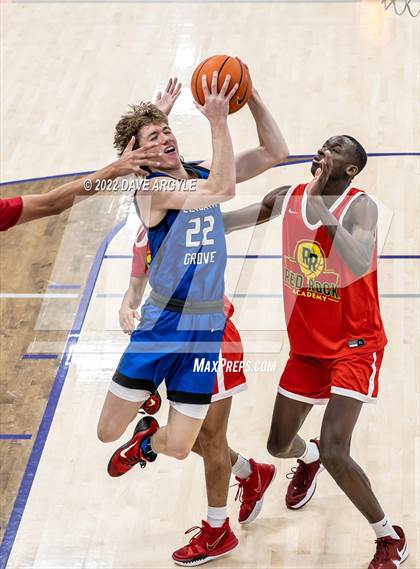 Thumbnail 2 in Pleasant Grove vs. Red Rock Academy (Utah Holiday Hoopfest) photogallery.
