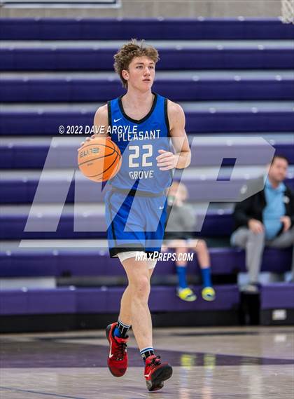 Thumbnail 1 in Pleasant Grove vs. Red Rock Academy (Utah Holiday Hoopfest) photogallery.