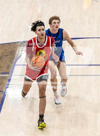 Thumbnail 2 in Pleasant Grove vs. Red Rock Academy (Utah Holiday Hoopfest) photogallery.