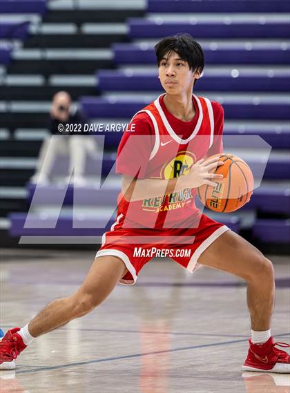 Thumbnail 3 in Pleasant Grove vs. Red Rock Academy (Utah Holiday Hoopfest) photogallery.