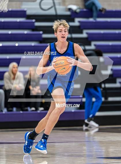 Thumbnail 3 in Pleasant Grove vs. Red Rock Academy (Utah Holiday Hoopfest) photogallery.