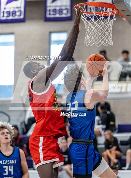 Thumbnail 2 in Pleasant Grove vs. Red Rock Academy (Utah Holiday Hoopfest) photogallery.