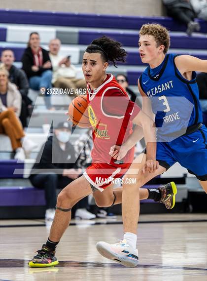 Thumbnail 1 in Pleasant Grove vs. Red Rock Academy (Utah Holiday Hoopfest) photogallery.